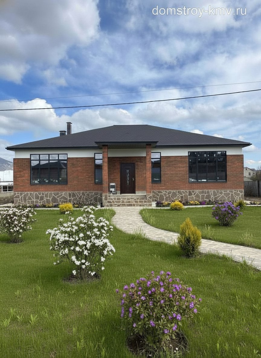 Одноэтажный дом под ключ - фото 1